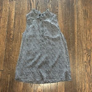 Jcrew women’s black and white herringbone top